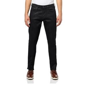 John Varvatos Men's Slim-Fit Coated Denim Jeans Black Size 31 0614
